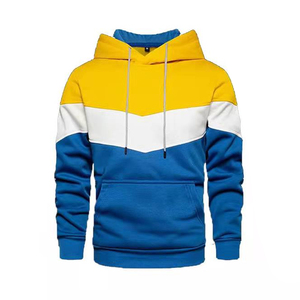 Sudadera con Capucha Unisex de 3 Tonos para Hombre, Tejido Grueso, 100% Algodón, Felpa, Logotipo Personalizado, Sudadera con Capucha Lisa al por Mayor - Product Image 3
