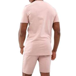 Ensemble de sport respirant deux pièces pour homme, t-shirt à manches courtes et short, style urbain, motif 3D, personnalisable en gros - Product Image 2