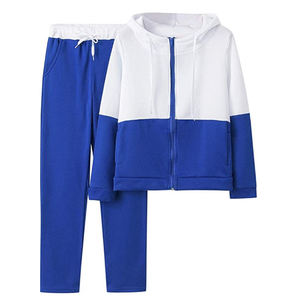 Automne/Hiver Nouveau Style Zipper Sports Tech Training Logo personnalisé Survêtement blanc et survêtement Fabriqué au Pakistan - Product Image 4