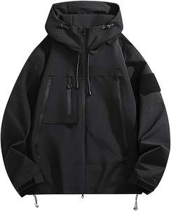 Chaqueta de Seguridad Impermeable de Alta Visibilidad con Forro Polar, Clase 3, Color Negro y Naranja, con Logotipo Personalizado - Product Image 4