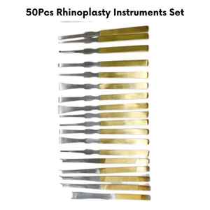 Ensemble d'instruments de chirurgie plastique ORL professionnels de 50 outils de rhinoplastie du nez en acier inoxydable réutilisables - Product Image 6