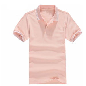 Hombres verano nuevo algodón clásico que absorbe la humedad telas lisas polos hombres negocios manga corta Tops camisetas Polo hombres - Product Image 2