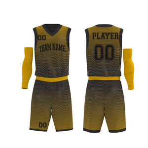Uniformes de basket-ball OEM de haute qualité avec logo personnalisé, vêtements de sport unisexes à séchage rapide, respirants, sans manches, pour adultes, grande taille - Product Image 4