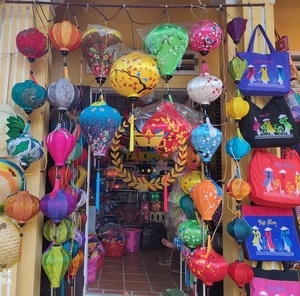 Festival de Primavera linterna de seda vietnamita balcón al aire libre linternas de seda impermeables publicidad boda decoración de Año Nuevo - Product Image 1