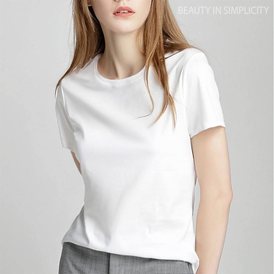 Women Clothing Casual Style Anti-pilling Sustainable O-neck Polyester / Cotton Short Sleeve Women's T-shirts 