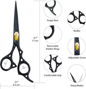 Tijeras profesionales de alta calidad para cortar el cabello, tijeras de peluquero para diestros, tijeras para el cabello - Product Image 2