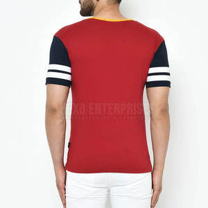 เสื้อยืดผู้ชายสีพื้นขนาดพลัสไซส์เสื้อยืดผู้ชายพิมพ์โลโก้ - Product Image 3