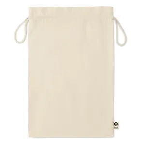 <b>Large</b> Organic Cotton <b>Gift</b> <b>Bag</b> Sustainable Merchandising Eco-Friendly Amber Color for Promotional & Business <b>Gifts</b> - Product Image 3