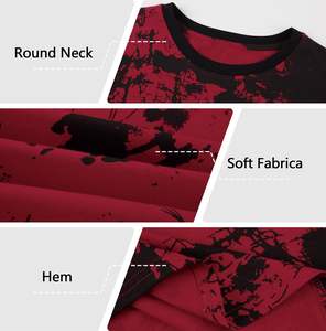 Camisetas gráficas de Hip Hop personalizadas para hombres, camisetas de moda Hipster de manga corta con estampado de sublimación Digital al por mayor - Product Image 5