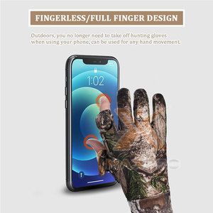 Nouveau style, dernier design, gants de chasse imperméables avec sangle de poignet réglable, utilisation en extérieur, polyester de haute qualité, vente chaude - Product Image 2