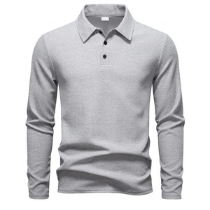 Sweat-shirt décontracté à manches longues pour homme 2026, coupe ample, col châle, tissu tricoté en polyester/coton anti-boulochage de haute qualité - Product Image 5