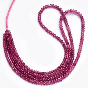 Cuentas Redondas Lisas de Turmalina Rosa AAA+ de 4mm-5mm, Turmalina Rubelita Natural, Piedras Preciosas Sueltas para la Fabricación de Joyas - Product Image 2