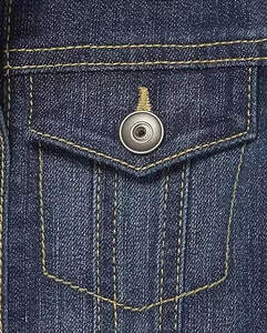 Veste en jean de coupe classique pour hommes, durable, confortable et extensible pour l'hiver et les tenues décontractées Vente à chaud pour un usage quotidien - Product Image 5