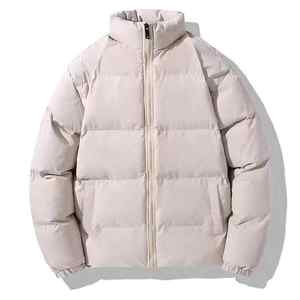 Veste d'hiver décontractée avec capuche pour hommes Manteau léger Imperméable Fermeture à glissière Fabriqué Bouton Décoration Packable Design - Product Image 2