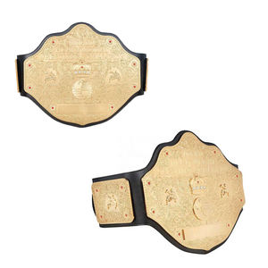 Big Metal Leather Wrestling Boxeo Artes marciales Ganador Oro Campeonato Cinturones Mínimo bajo Cinturón de campeonato personalizado Pesado - Product Image 5