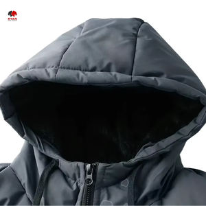 Chaqueta Acolchada con Capucha Desmontable para Invierno, Chaqueta Acolchada con Capucha Cálida, Chaqueta Acolchada con Capucha Cortavientos, Chaqueta Acolchada con Capucha Aislada para Invierno - Product Image 3