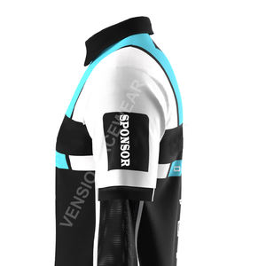 Camiseta de Motociclismo de Carreras de Secado Rápido y Transpirable con Diseño Personalizado, Camiseta de Manga Corta Estampada para Equipo de Boxes, Polo de Motocross - Product Image 3