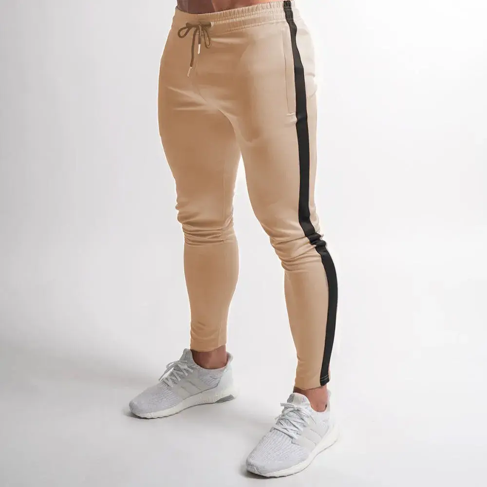 Özel tasarım pamuk spor erkek Sweatpant özel marka Logo adı pamuk Sweatpant erkek için