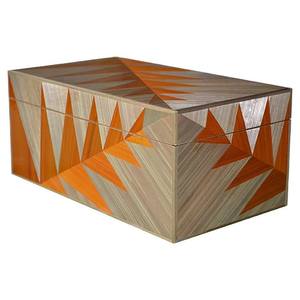 Nueva caja con incrustaciones de resina negra y marrón con diseño Union Jack para almacenamiento elegante y elegante, la última caja de almacenamiento decorativa - Product Image 6