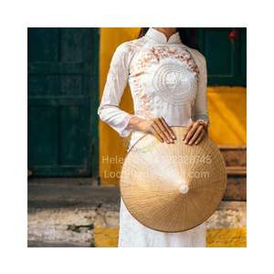 หมวกทรงกรวยใบปาล์มปีกกว้างหมวกทรงกรวยจากเวียดนาม - Product Image 1