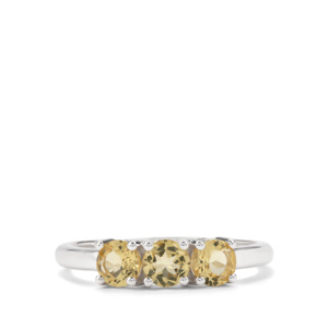 Bague en Beryl Jaune pour Enfants en Argent Sterling 0,95 ct - Product Image 2