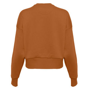 Nuevo diseño Otoño Invierno liso mujer sudaderas suelta moda señoras pulóver felpa bordada Mujer cuello redondo Sudadera con capucha - Product Image 6