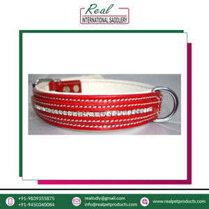 100% collier de chien sur mesure en cuir véritable motif Animal à la mode excellente qualité avec des rivets faits à la main prix compétitif - Product Image 4