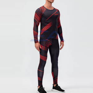 Trajes de Compresión de Otoño de Alta Calidad para Hombre, Transpirables, Ecológicos, de Secado Rápido, Spandex/Poliéster, Colores y Logotipos Personalizables - Product Image 6