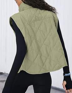 Venta Directa de Fábrica, Chaleco Acolchado con Cierre y Cuello en V, Personalizable, Transpirable, de Alta Calidad, para Hombre, Invierno, Casual - Product Image 2