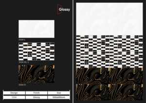 Carreaux muraux en céramique 300x600mm pour salle de bain et cuisine, finition brillante, mate, effet sucre, design mural intérieur luxueux, exportation mondiale - Product Image 5