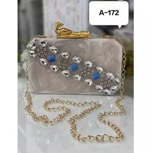Compact <b>Clutch</b> Exquisite Embroidery Classic Style Modern Fashion Vibe Decorated <b>Pearls</b> Candy Blend Traditional Craftsmanship - Product Image 1