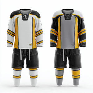 Custom Made Hockey Jersey Team Embroidered <b>Ice</b> Hockey Wear Set Custom <b>Ball</b> Hockey Jerseys Uniforms - Product Image 3