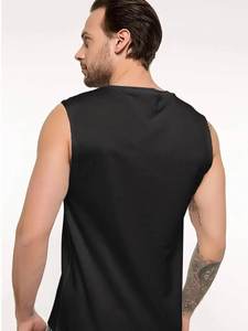 เสื้อกล้ามออกกำลังกายผู้ชาย ผ้าฝ้าย 100% ระบายอากาศได้ดี เป็นมิตรกับสิ่งแวดล้อม - Product Image 4