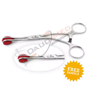 Pince éponge de Piercing en acier inoxydable de haute qualité pince à langue de finition polonaise la plus élevée 6.5 pince à langue instrument médical - Product Image 5