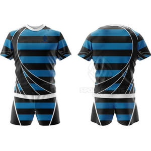 Uniforme de rugby cómodo superventas Uniforme de rugby de manga corta hecho de alta calidad Uniforme de rugby de gran oferta - Product Image 3