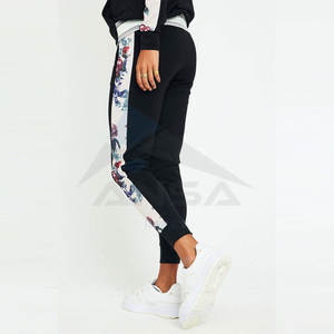 Pantalons de survêtement évasés pour femmes, couleur personnalisée, taille élastique, style streetwear de haute qualité, vêtements de sport, pantalon de survêtement, design à devant plat - Product Image 2