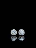 Boucles d'oreilles en or massif 18 ct avec diamants détachables Genre de produits luxueux et élégants