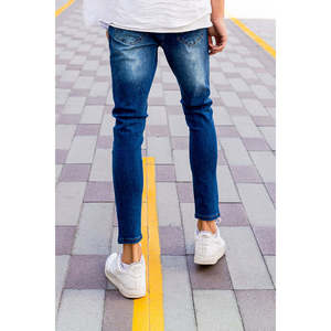 กางเกงยีนส์เดนิมผู้ชายขายส่ง ไซส์เดียวกันทุกตัว โรงงานผลิตเอง - Product Image 5