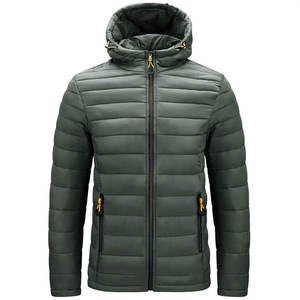 Veste matelassée coupe-vent pour homme, tendance 2023, col montant de haute qualité, manteau d'hiver chaud, capuche confortable, rembourrage confortable, nouvelle mode - Product Image 2