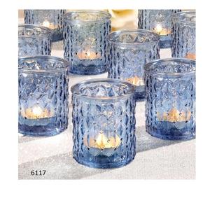 Votive <b>Tealight</b> Clear Glass Candle <b>Holder</b> for Wedding Decor Table Showpiece Home Decor and Holiday Decor Table Showpieces - Product Image 2
