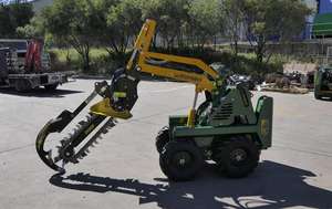 Nouvelle tranchéeuse Digga Mini Bigfoot 900 mm 150 mm Combo Chain-up jusqu'à 1,5 T Composants principaux PLC Meilleur prix - Product Image 4