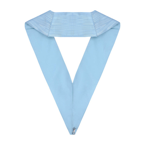 Officiers Craft English Regulation Officer Collar Turquoise Moire Bas quantité minimale de commande OEM Service Masonic Regalia Colliers - Product Image 4