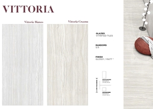 กระเบื้องพอร์ซเลนเคลือบ Vittoria Creama ดีไซน์แบบอิตาลีกระเบื้องกันลื่นสไตล์ทันสมัยสำหรับใช้ภายในวิลล่าห้างสรรพสินค้าโรงเรียน - Product Image 2