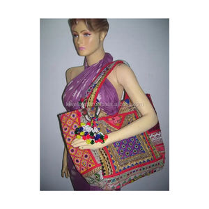 Direct prix usine nouveau concepteur Vintage Banjara sac fermeture ouverte broderie sangle unique doublure en coton fabricant indien - Product Image 3