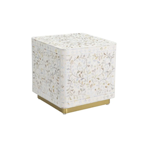 Wholesale Modern <b>Mother</b> of Pearl Inlay Side Table Side Coffee Tables for Living Room Bedroom Made in Vietnam - Product Image 1