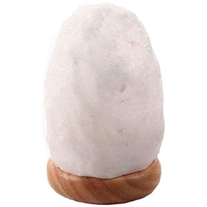 โคมไฟเกลือหิมาลัยสีขาว100% เครื่องฟอกมือแบบธรรมชาติโคมไฟเกลือสำหรับใช้ในบ้าน - Product Image 4