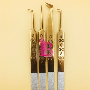 Pince à épiler pour cils, vente flash, pince à épiler pour extensions de cils, pince à épiler pour cils de vison, acier inoxydable, logo personnalisé, offres - Product Image 2