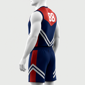 Ensemble de maillots de basket-ball pour hommes adultes conçus sur mesure sublimés de haute qualité Logo imprimé par sublimation respirante basket-ball uni - Product Image 6