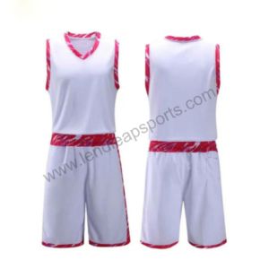 ชุดบาสเก็ตบอลสำหรับผู้ชายผลิตตามสั่งไซส์ใหญ่เสื้อเจอร์ซี100% ผ้าแห้งเร็วระบายอากาศได้ดีผ้าโพลีเอสเตอร์ - Product Image 2