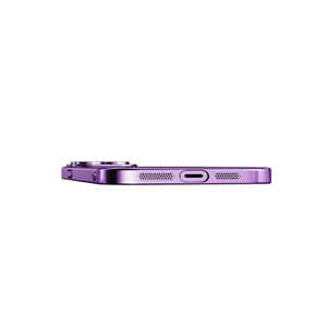 Coque de téléphone en PC rigide dorée de luxe Netzy pour iPhone 14 Pro, compatible avec la charge sans fil MagSafe, avec protection anti-traces de doigts - Product Image 2